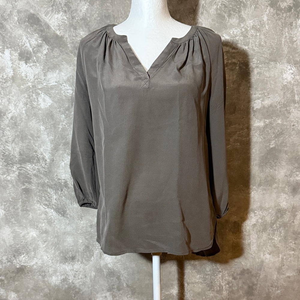Max Studio Charcoal Blouse (Live 14)